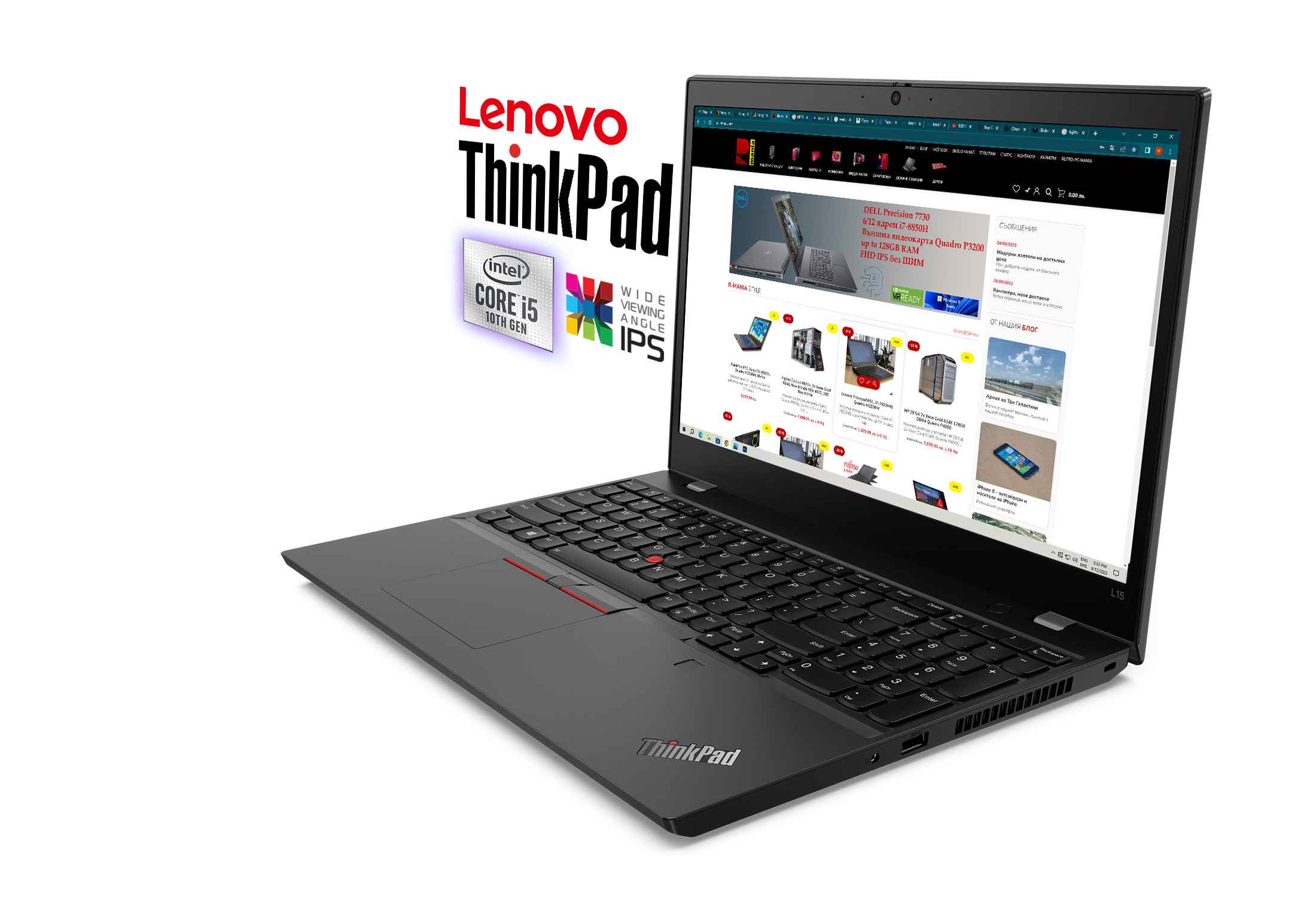 Lenovo Thinkpad L15 G1 i5-10210U 16GB RAM NVMe FHD IPS