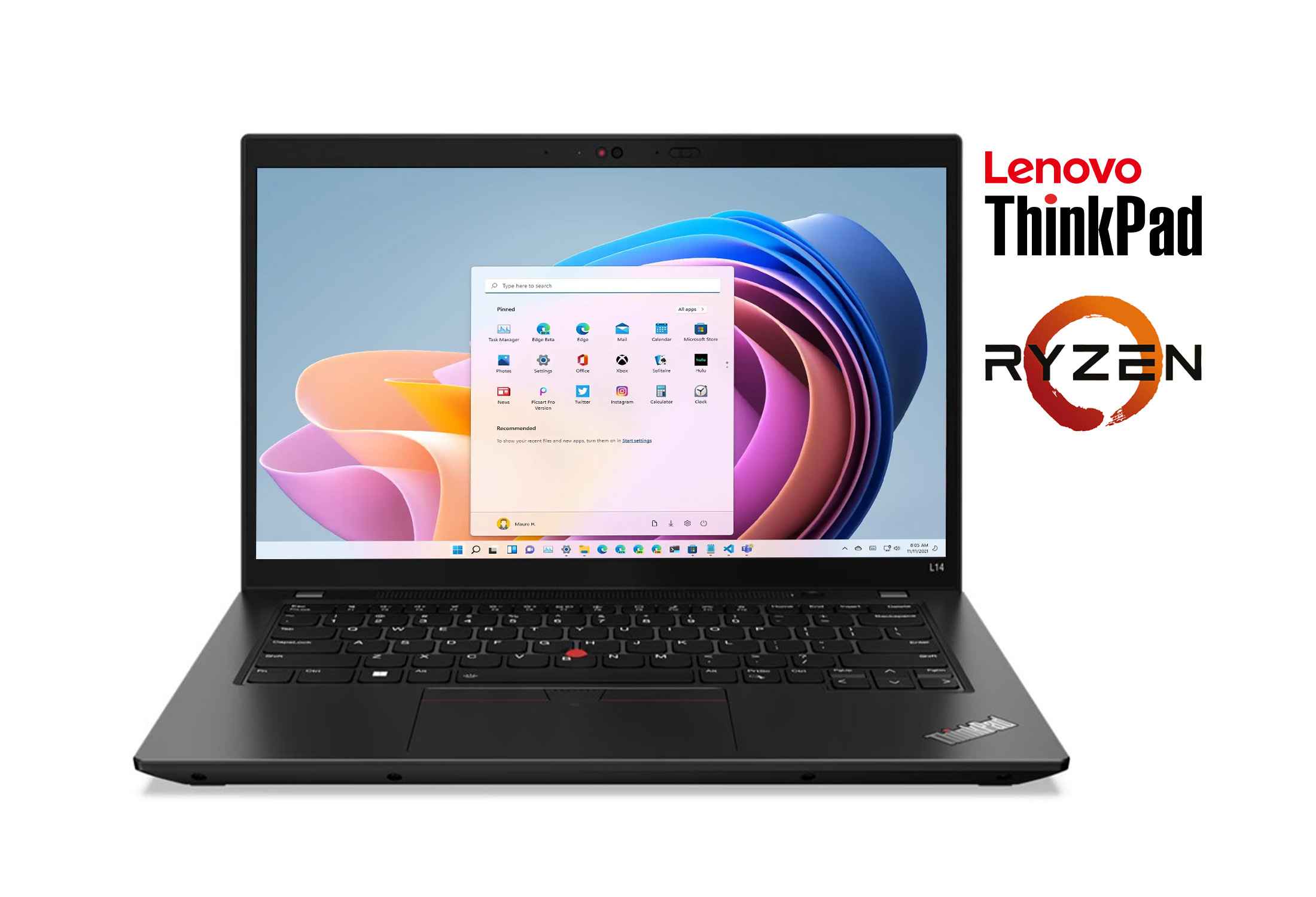 Lenovo Thinkpad L14 G2A Ryzen 5 5600U 16GB RAM NVMe FHD IPS