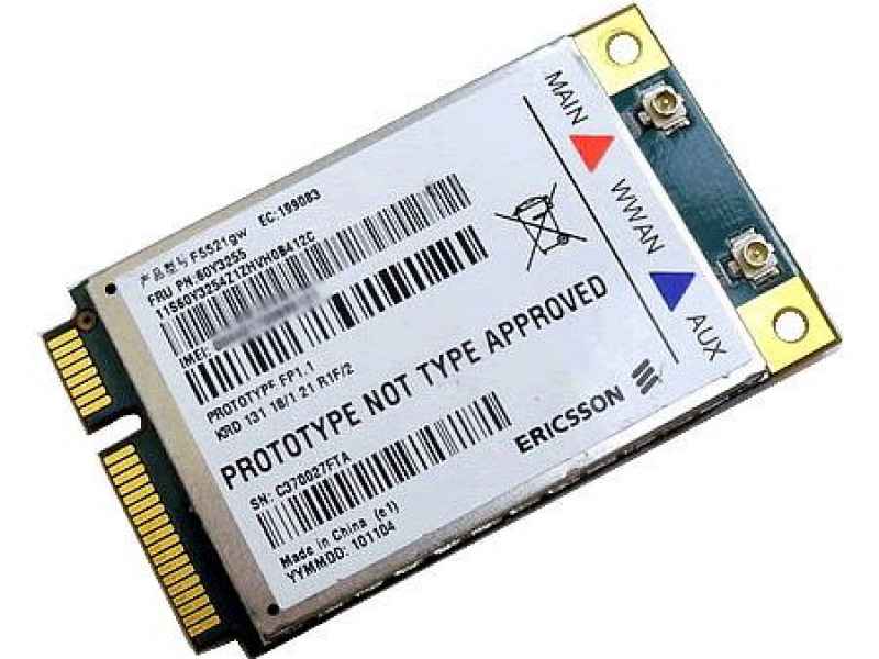 Ericsson F5521GW 3G + GPS WWAN Card for Lenovo