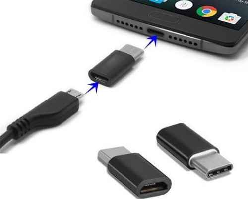 USB 3.1 Type-C Male to Micro USB 2.0 Adapter